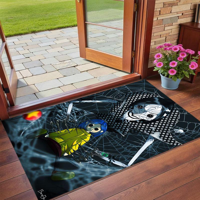 Crystal Velvet Rug Soft Non Slip Indoor Floor Mat Home DecorCoraline Other Mother