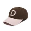 DEINET D COLOR BLOCK CAP IN BROWN