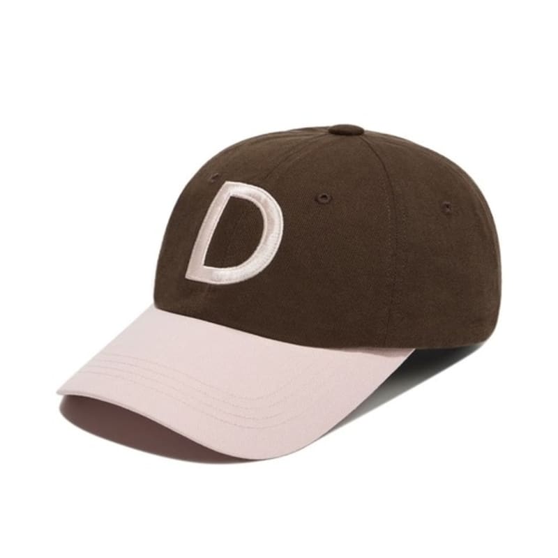 DEINET D COLOR BLOCK CAP IN BROWN