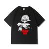 Vinland Saga Ice Sea War T-Shirt Short Sleeve Unisex Retro Street Style Anime Print Breathable Cotton Summer Top for Men Women
