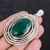Faceted Zambian Emerald Pendant Top Quality Gemstone Pendant 925 Sterling Silver Pendant Elegant Jewelry Handmade Pendant Engagement Gifts