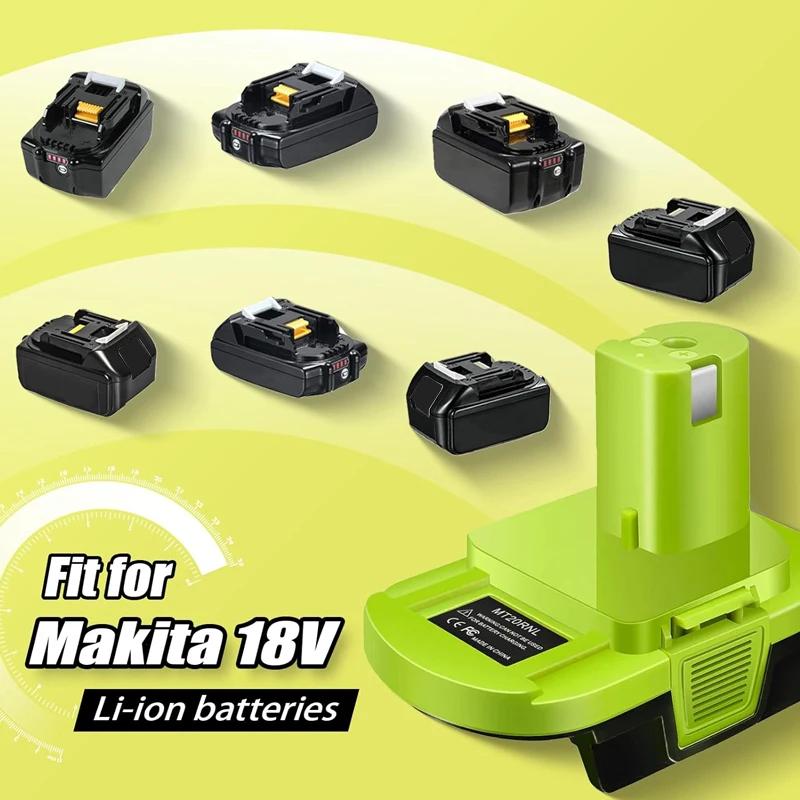 Tool Battery Adapter For Makita/Dewalt 18V Li-Ion Battery Convert to For Ryobi 18v Battery Power Tool Converter