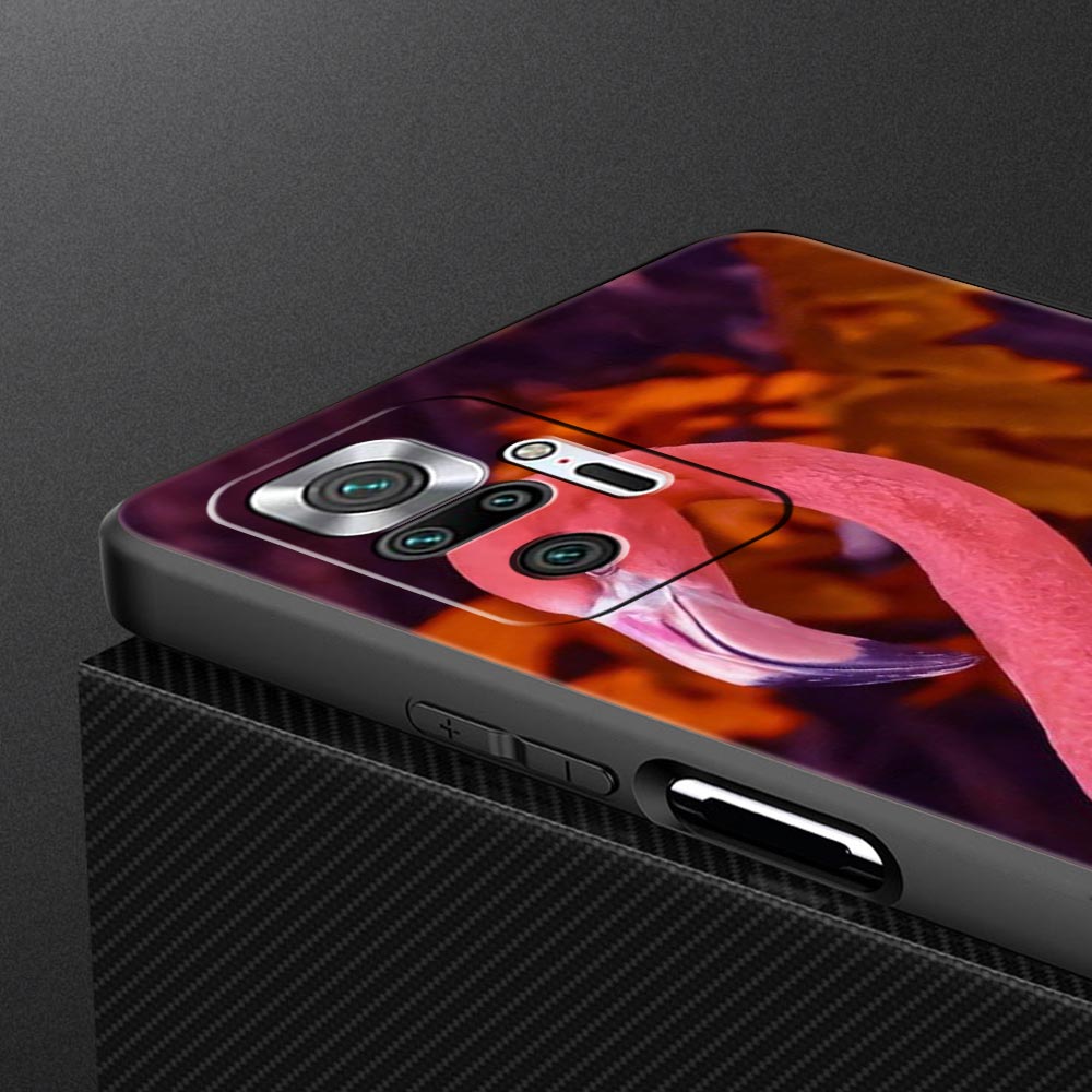 Rosa Roter Flamingo Für Xiaomi Redmi Note 12 Handyhülle 10C 10 11 9 8 Pro Plus 9S 7 8T 9T 9A 8A 9C K50 K40 Gaming Silikonhülle