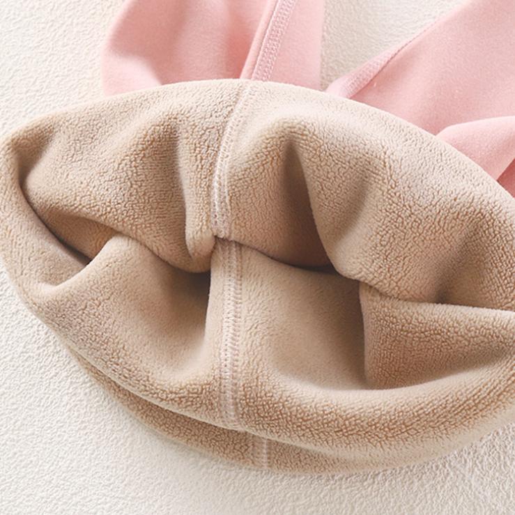 Kinder Polarfleece Hose – Für Jungen & Mädchen, Warme Herbst- und Winterhose, Dick gefütterte Samt-gefütterte lange Hose für ältere Kinder Leggings