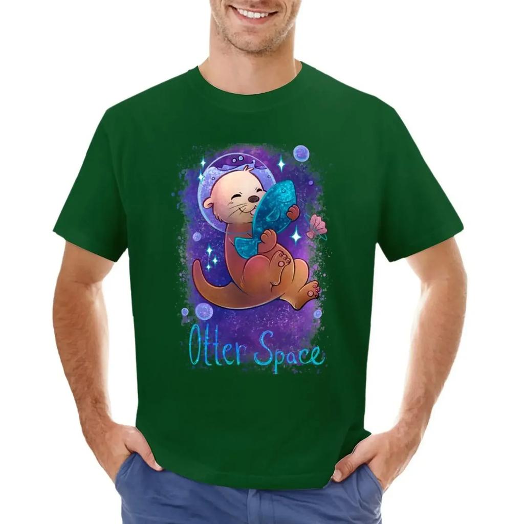Kawaii Otter Space T-shirt shirts graphic tees graphics t shirts for men