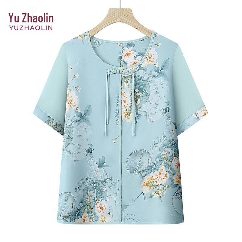 YUZHAOLIN Women s Elegant Floral Summer Top XL