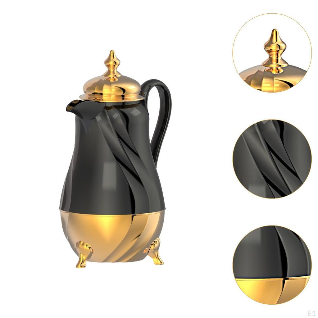Carafe Insulated Thermal Pot for Home Kitchen Glass Liner Tea Kettle