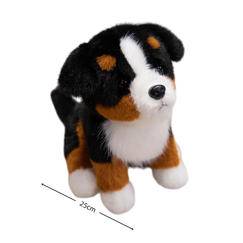 Realistisches Berner Sennenhund Welpen Plüschtier Weiches Flauschiges Kuscheltier Ideale Heimdekoration Sofa Schreibtisch Geschenk Für Mädchen