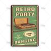 DORA Tin Sign MISES Music Metal Plate Rock Metal Plaque Vintage Metal Poster Bar Club Home Decorative Plate Musical Instrument Metal Sign