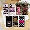 l-Leopard Print s-SWAG   Phone Case For iPhone 17,16,15,14,13,12,11 Plus,Pro Max,XS,Soft Silicone Black Cover