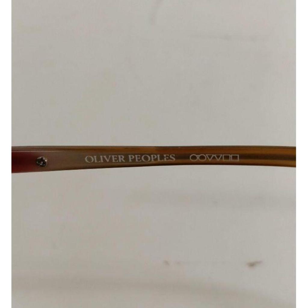 Used Super rare oliver peoples burgundy sunglasses oval