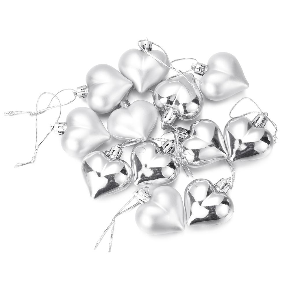 

12/24pcs 3-4cm Christmas Tree Decor Ball Bauble Gold Silver Plastic Hanging Ball Ornaments Decorations for Home New Year Navidad 3CM