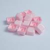 PBT Material MOA Colored Keycap Set - Universal Mechanical Keyboard, Monochrome to Multicolor Rainbow Styles