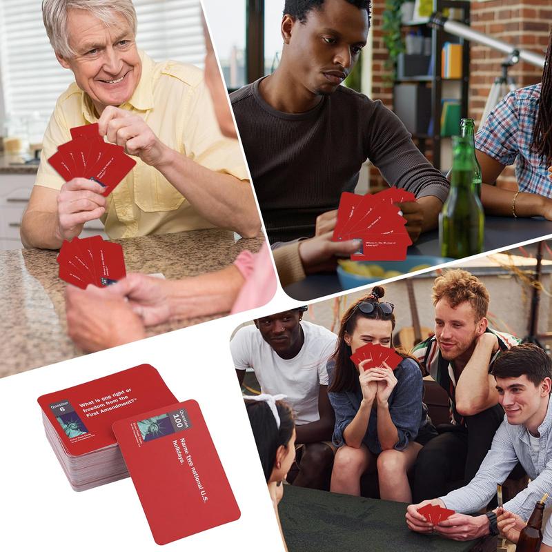 ABD Vatandaşlık Sınav Kartları 2025-Taşınabilir Kartlar 100 Resmi USCIS Soru ve Cevaplarıyla Vatandaşlık Sınavına Hazırlanın (Sürüm française)