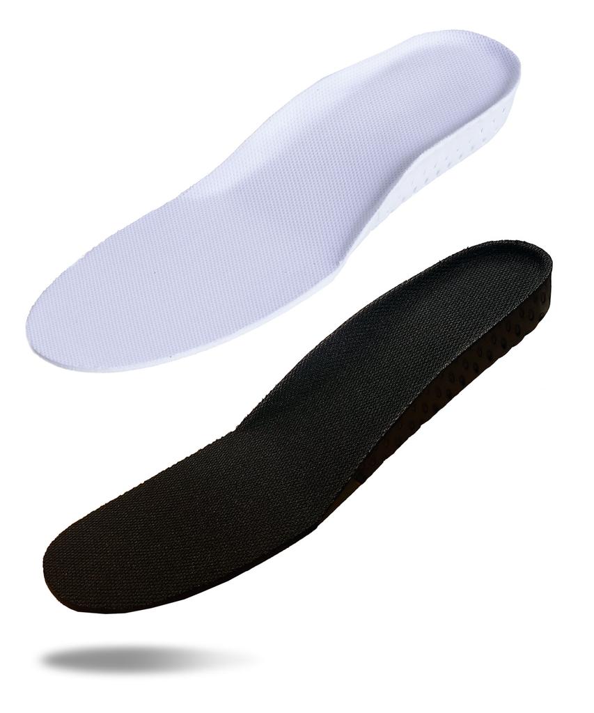 Box&Cox Height-Increasing Insoles 2Cm White/Black