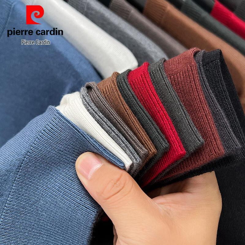 Pierre Cardin Men's Wool & Silk Blend Crew Neck Sweater