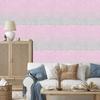 Light gray and powder pink glitter wallpaper for living room and bedroom 50x1000
