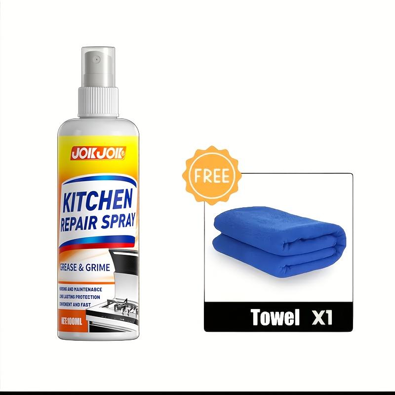 Jokjok Powerful Kitchen Oil Spray Cleaner, Fast Acting Grease Remover, Safe for Metal Surfaces, Citrus Scent, Easy Spray Formula Spot Rust & Tar Spot Remover