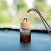 1Pcs Small Round Cap Empty Pendant Ornament Car Essential Oil Diffuser Fragrance Air Freshener Scent Perfume Bottle