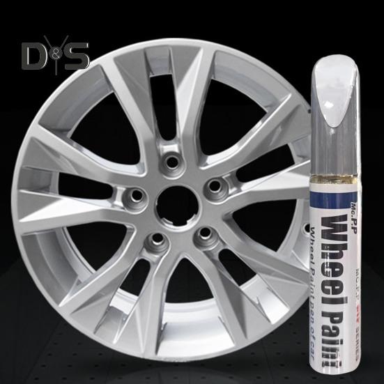 Opravné pero s lesklou černou obroučkou Rychleschnoucí Snadno použitelné Kompaktní velikost Přenosné opakovaně použitelné pero na opravu kol auta