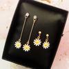 Women Bright Daisy All Matching Flower Earrings Delicate Fashion Earrings
