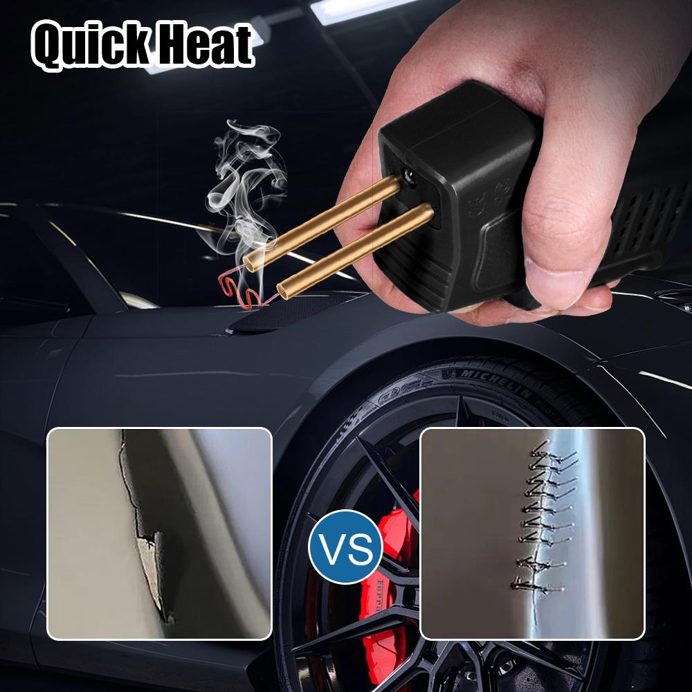 Pistola per Saldatura Riparazione Paraurti Auto Cucitrice a Caldo Attrezzi da Garage 110V 220V 50W Kit di Riparazione Paraurti Saldatrice per Plastica