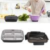 1.4L Insulated Lunch Box 304 Stainless Steel Food Storage Container Leakproof Lunch Box  For Office