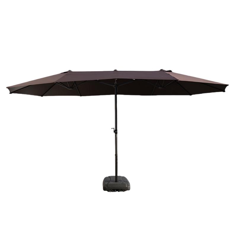 Guarda-sol retangular Yushiyi 2,7 x 4,6 m para pátio externo