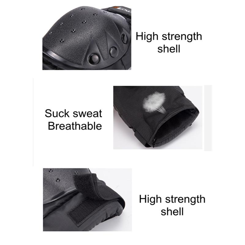 LMoDri 4Pcs Motorcycle Knee Pads Guards Sport Motocross Protection Roller Skating Elbow Knee