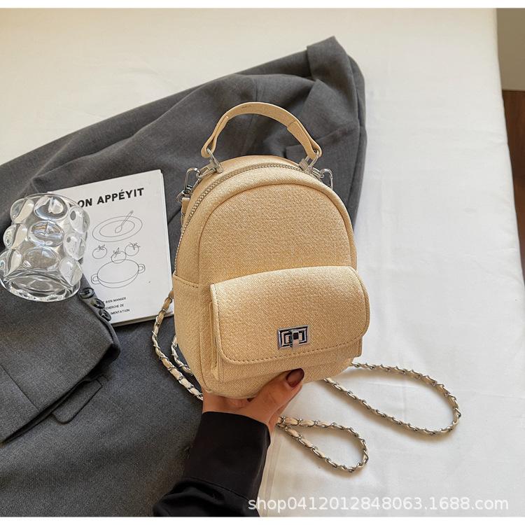 

Новый рюкзак женский маленький рюкзак повседневный студенческий школьный рюкзак корейская версия однотонный высококачественный ins-ветер многоцелевая сумка-мессенджер хаки