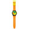 Swatch NEON SIGNAL FLAG SUSB422 Unisex Watch Orange