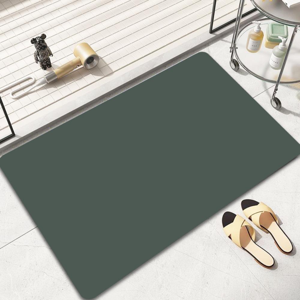 2 шт. Однотонный коврик для пола из диатомовой грязи — фото 19