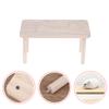 Hamster Play Wooden Platform Small Pet Playing Stand Putting Food Bowl Water Table Cage Accessory Hamster Climbing Supplies