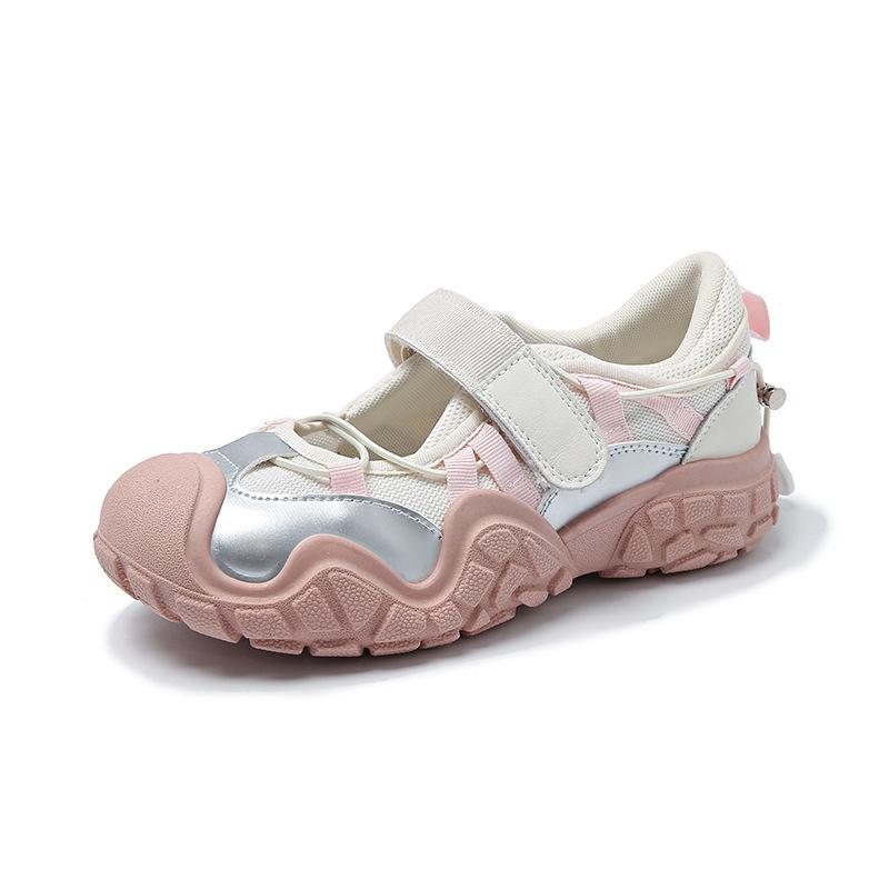 

Hollow sports sandals women s 2025 summer new versatile sports Mary Jane shoes platform ugly cute big head shoes tide 35