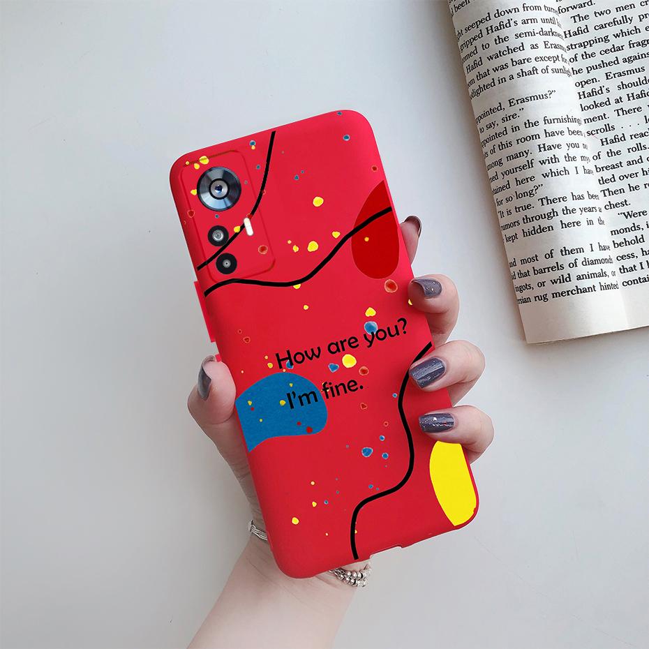 For Xiaomi 12T Pro Case Colorful Rainbow Flower TPU Back Cover For Xiomi Xiaomi Mi12T Mi 12 T 12T Xiaomi12T Pro Soft Cases Coque
