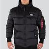 Демисезонная куртка Alpha Industries Hooded Puffer Fd black (118113-003)