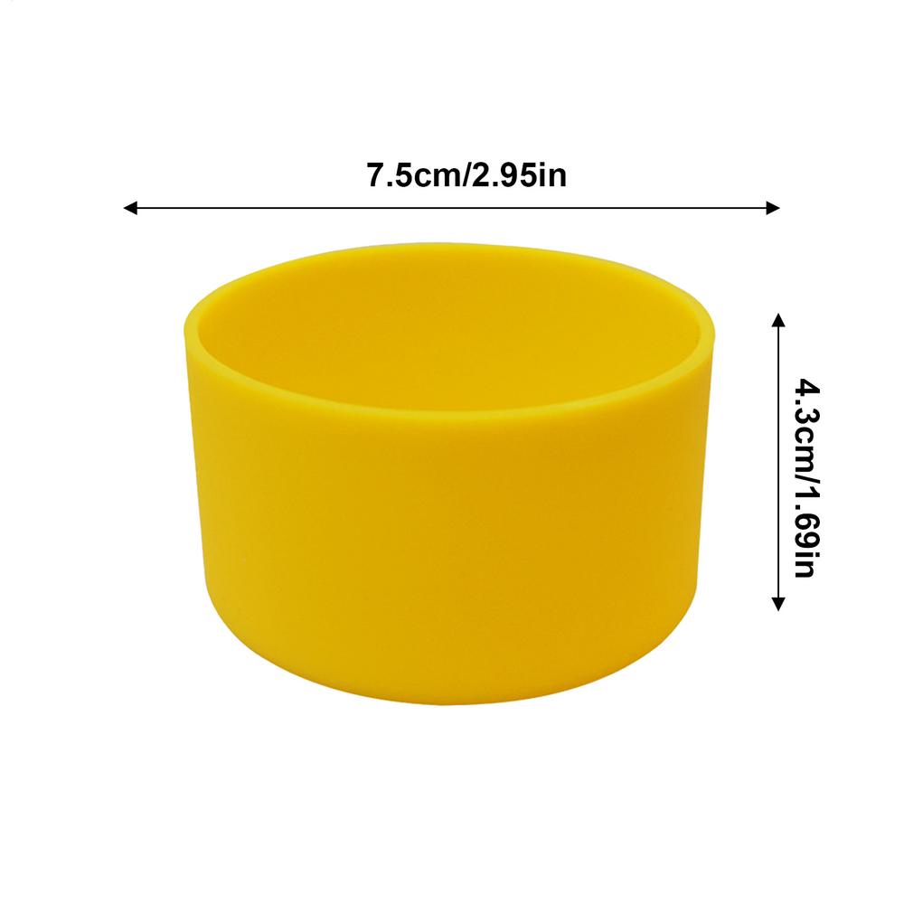 Water Bottle Silicone Boot Cover Silicone Water Bottle Boot Anti-Slip Bottom Cover Bottle Tumbler Boot Water Bottle Accessories