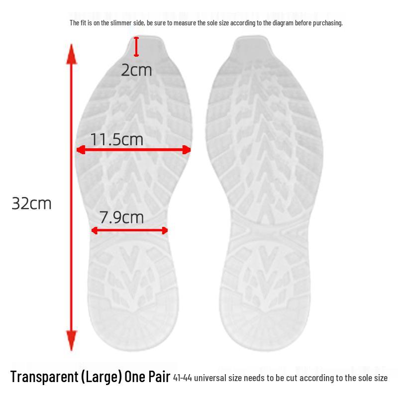 Basketball Shoe Sole Repair: Anti-Slip Wear-Resistant Rubber Patch with Silent Leather Finish