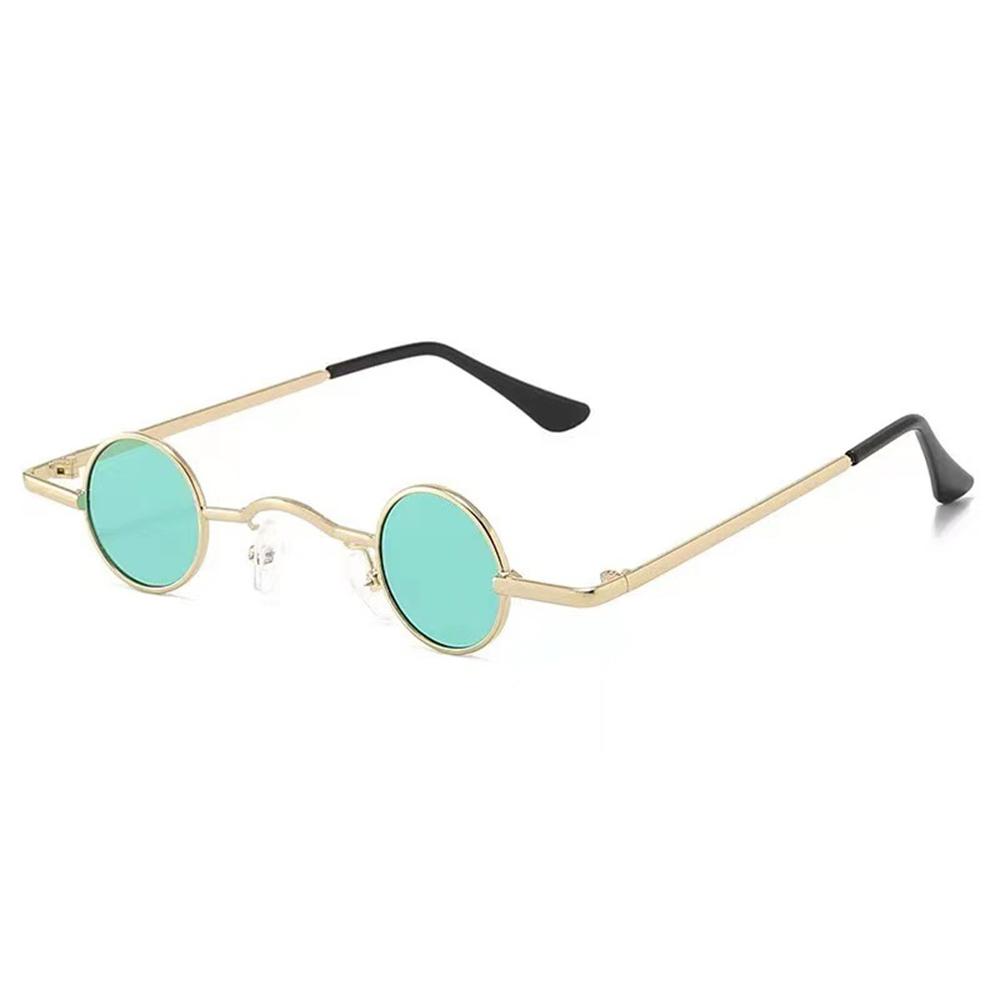 Small Round Sunglasses for Women Men Ultra Metal Frame Hip Hop Punk Sun Glasses Candy Color Sunglasses Ins Fashion Shades