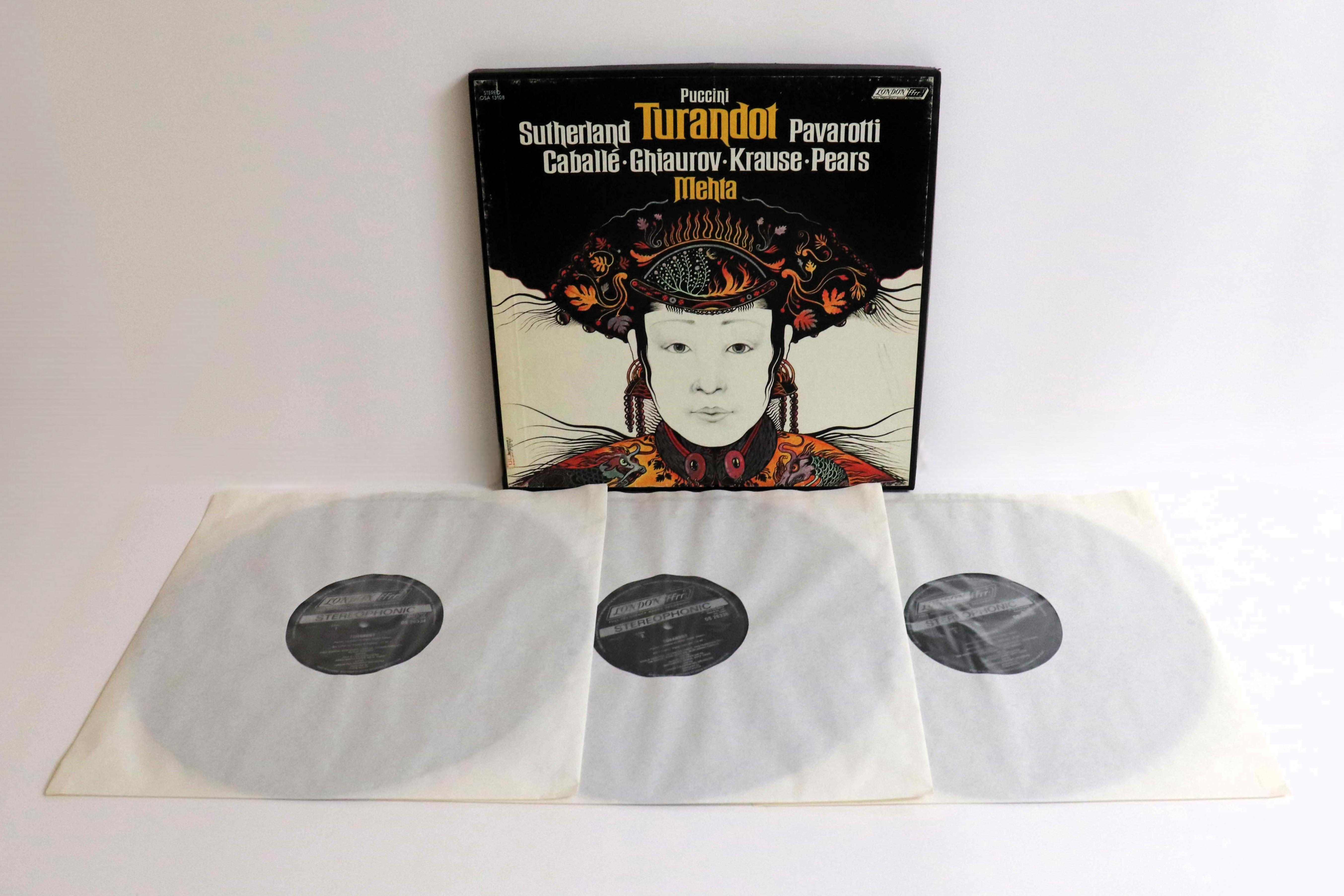 

LP Record ZUBIN MEHTA, LONDON PHILHARMONIC OR - Puccini Turandot OSA13108 LONDON 1973 US Classical Used
