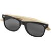 Gafas de sol de bambu "Sun Ray" Negro intenso