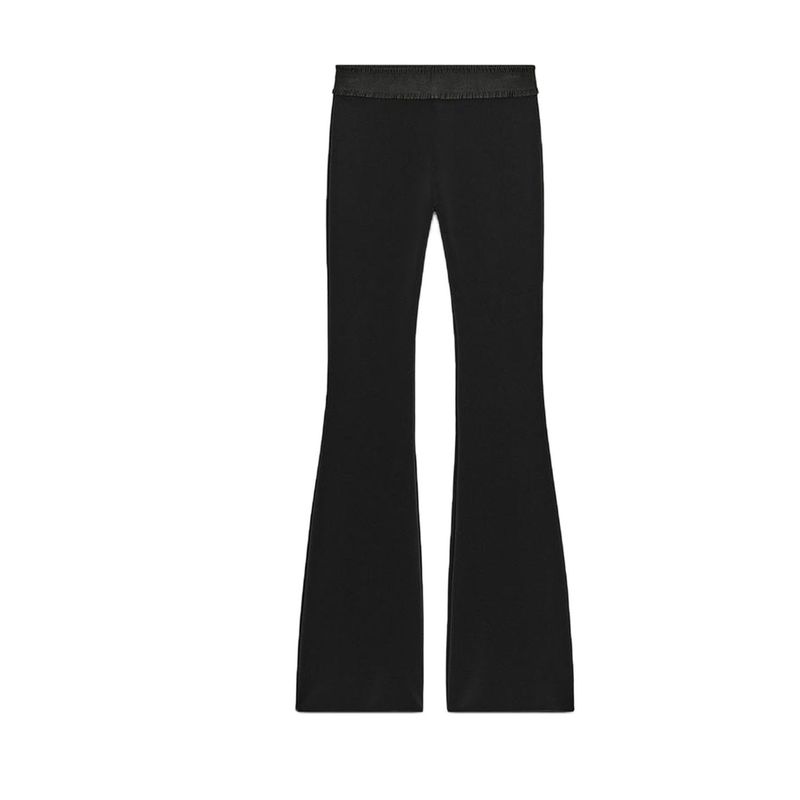 

Формирующий эластичный подвесной воротник Топы с открытой спиной 5584130 А-силуэт Декоративный слой Средняя посадка Брюки-клеш 5584131 Black pants L