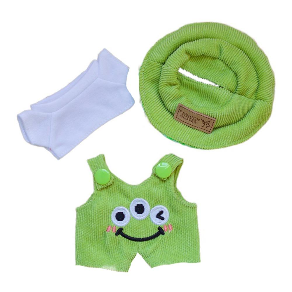1 set Hat Sitting Party Labubu Doll Clothes Strap Pants Mini Cotton Doll's Clothes  Kids Girls Toys