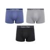Refined Micro Stretch 3-Pack Low Rise Trunks Moonlight Blue Grey