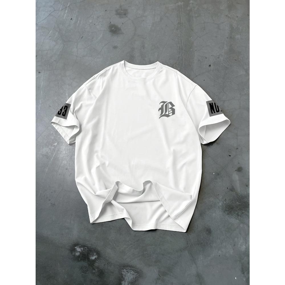 

Повсякденні модні чоловічі футболки для літа 2025, надруковані на 3D-принтері, для вулиці та простого стилю XS