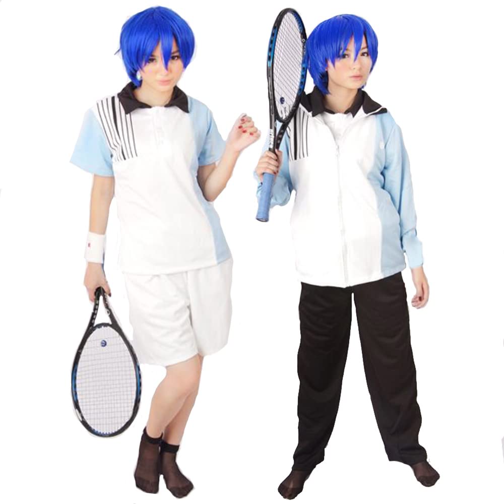 Prince of Tennis Cosplay Ice Jersey Light Cosplay Prince of Party Size M Schicksal. Costume, Style, Blue, 4-Piece Set, Costume, Tennis, Costume,