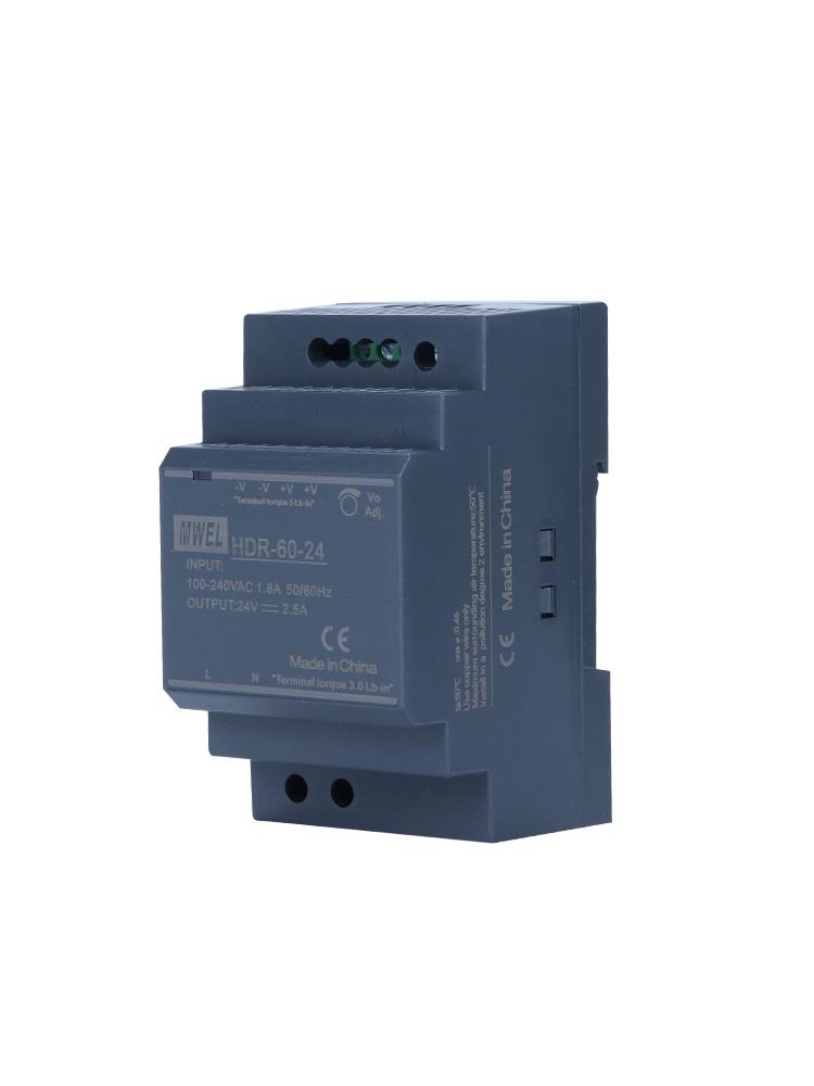 240W DIN Rail Power Supply Transformer, 24V to 12V DC