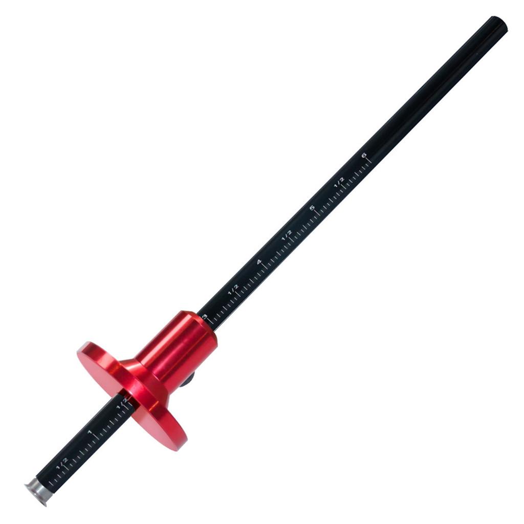 HOT Wheel Marking Gauge Woodworking Scriber Wood Marking Tools with Inch&MM Scale - Parallel Line Drawing Mortise Measuring