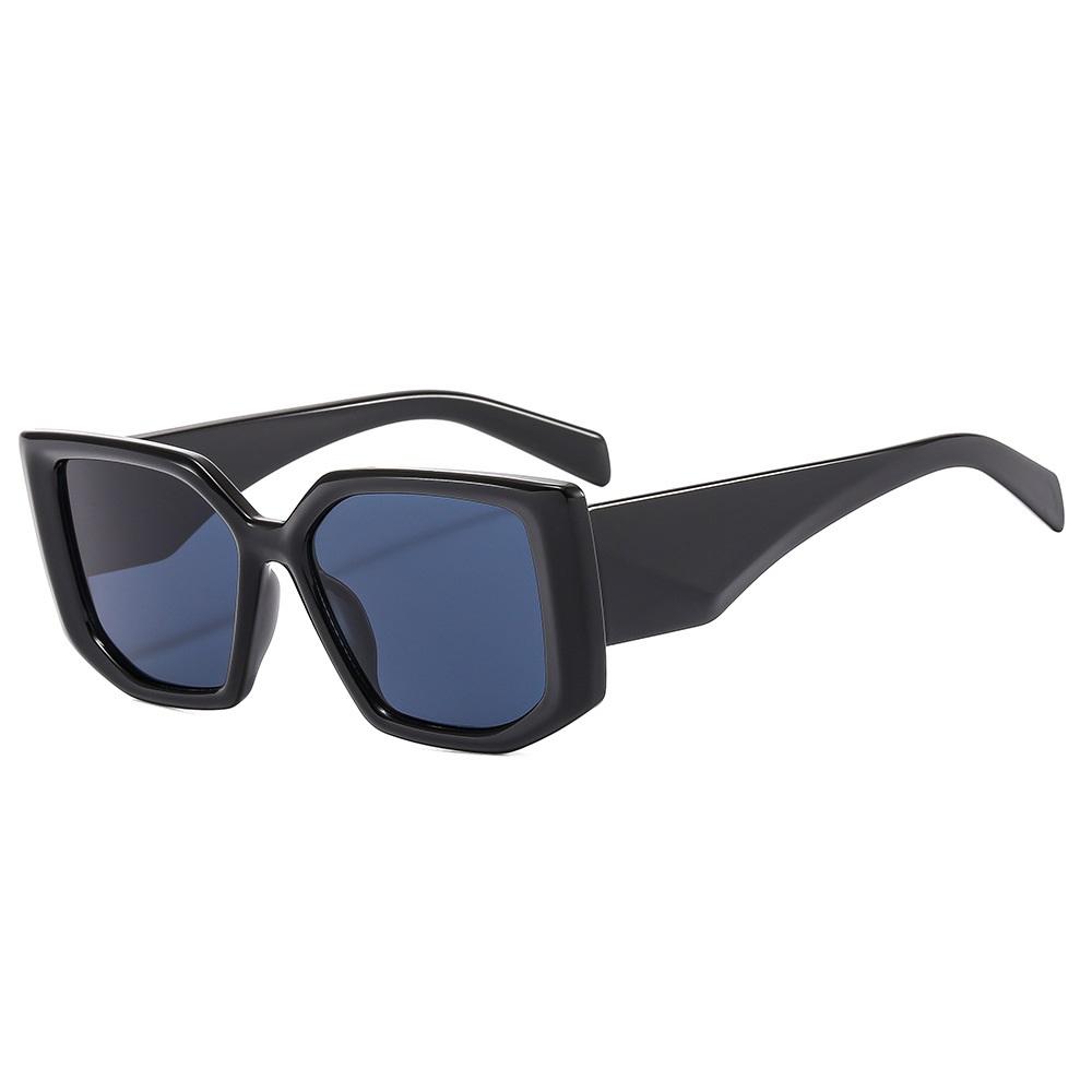 Fashion Polygon Square Shape for Women Candy Color Sunglasses Sunglasses UV400 Vintage Retro Trending Men Blue Champagne Sun Eyeglasses