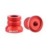 1 Pair Lightweight Bike Hub Nut Aluminium Zinc Zinc Alloy Quick Release Lever Nut Hub  Riding Tool